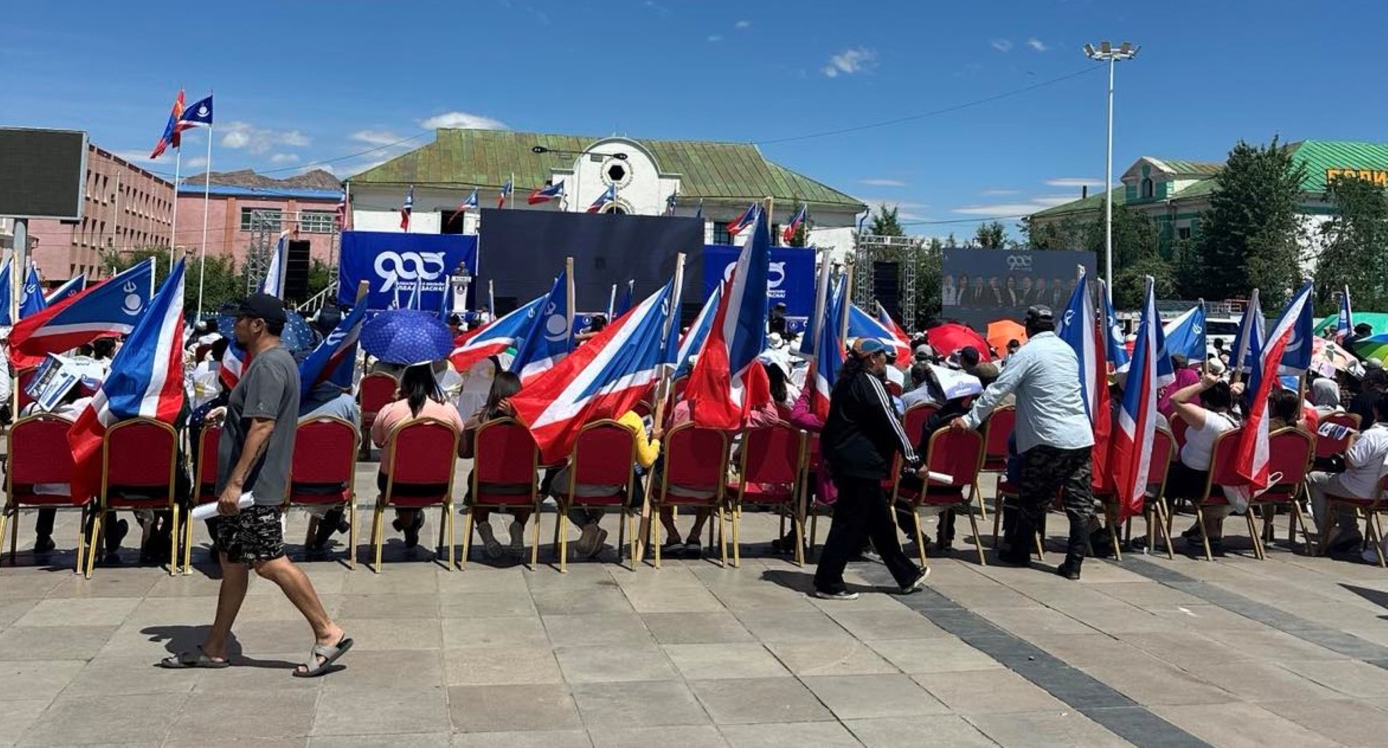 Valgkamp på torget