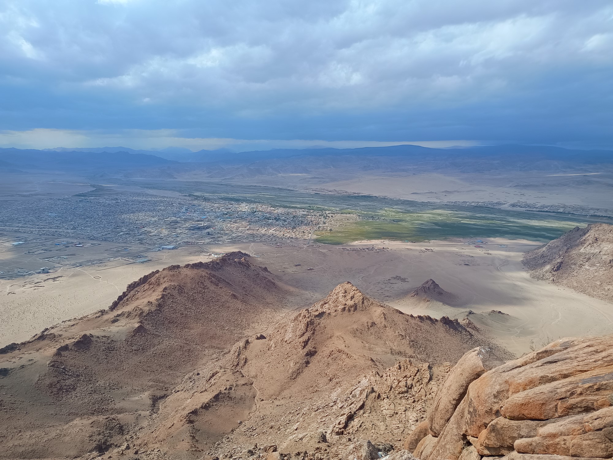 Utsikt over Khovd by