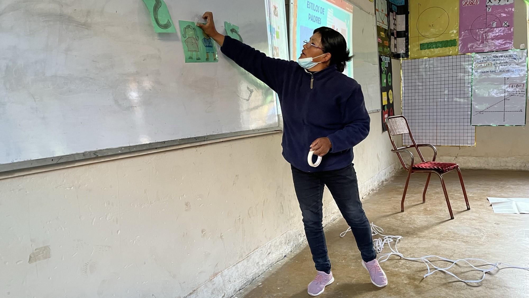 Lourdes Vilacama Pozo underviser lærarar i ICDP