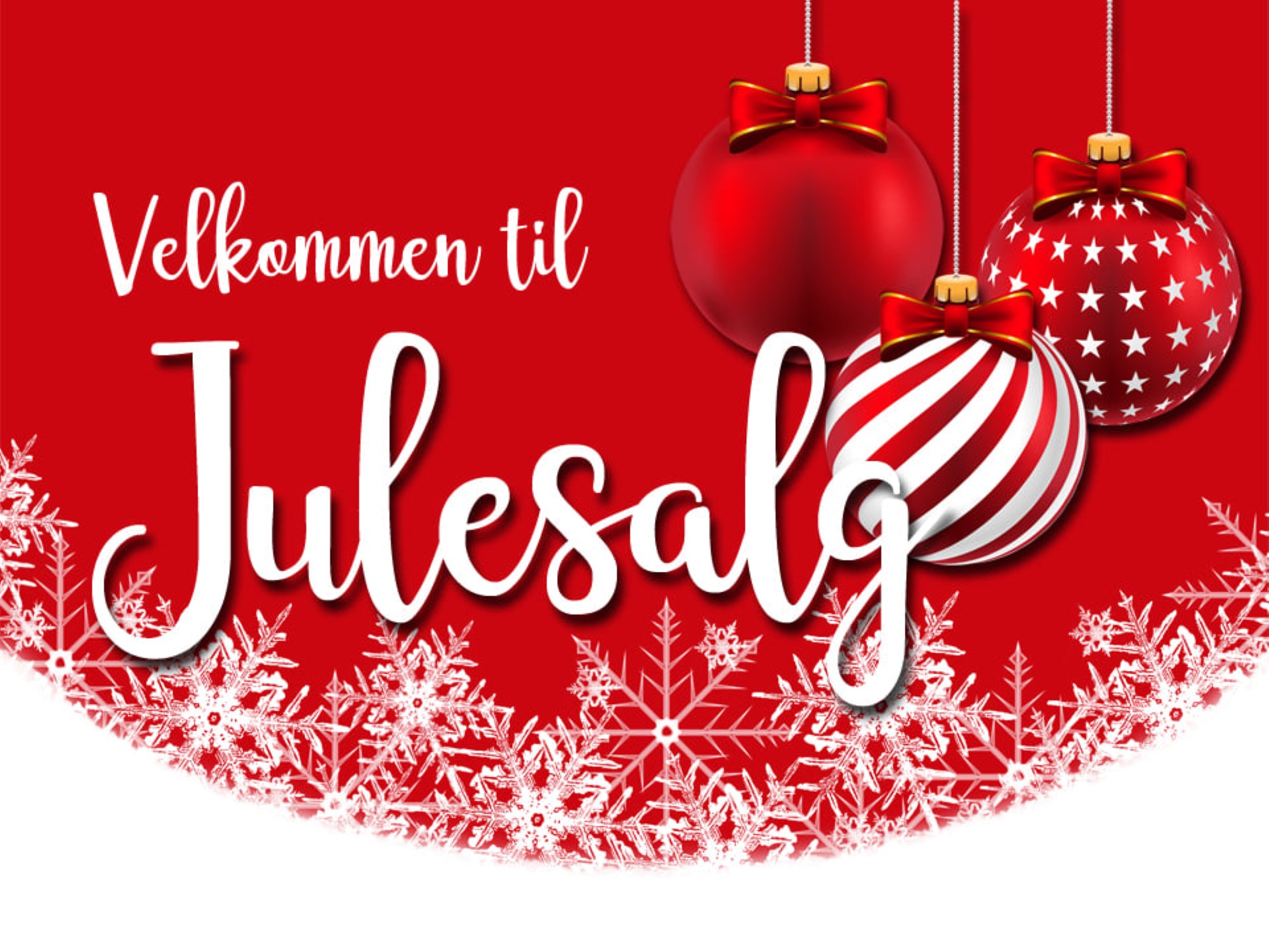 Velkommen til julesalg