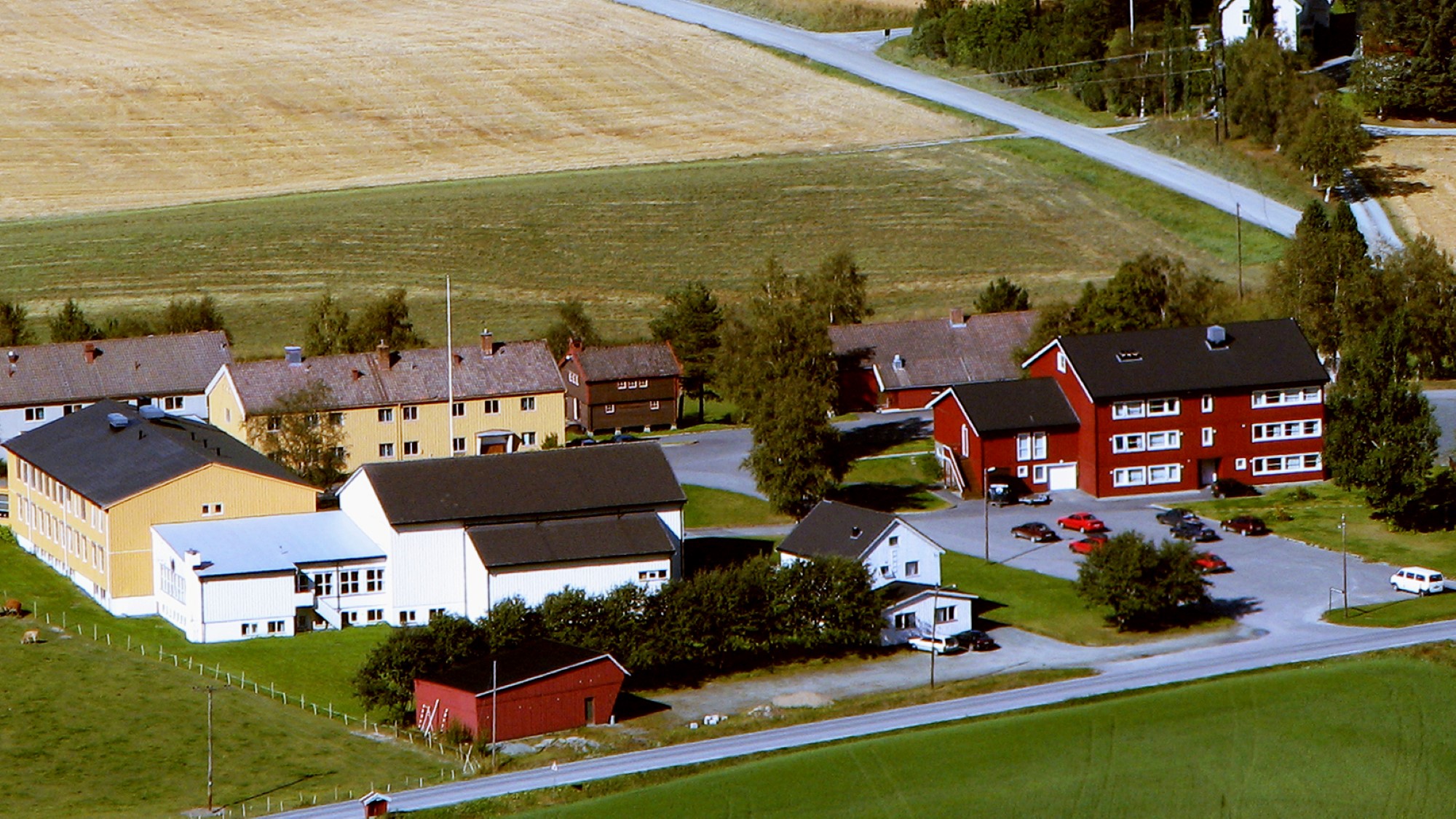 Rødde folkehøgskole flyfoto