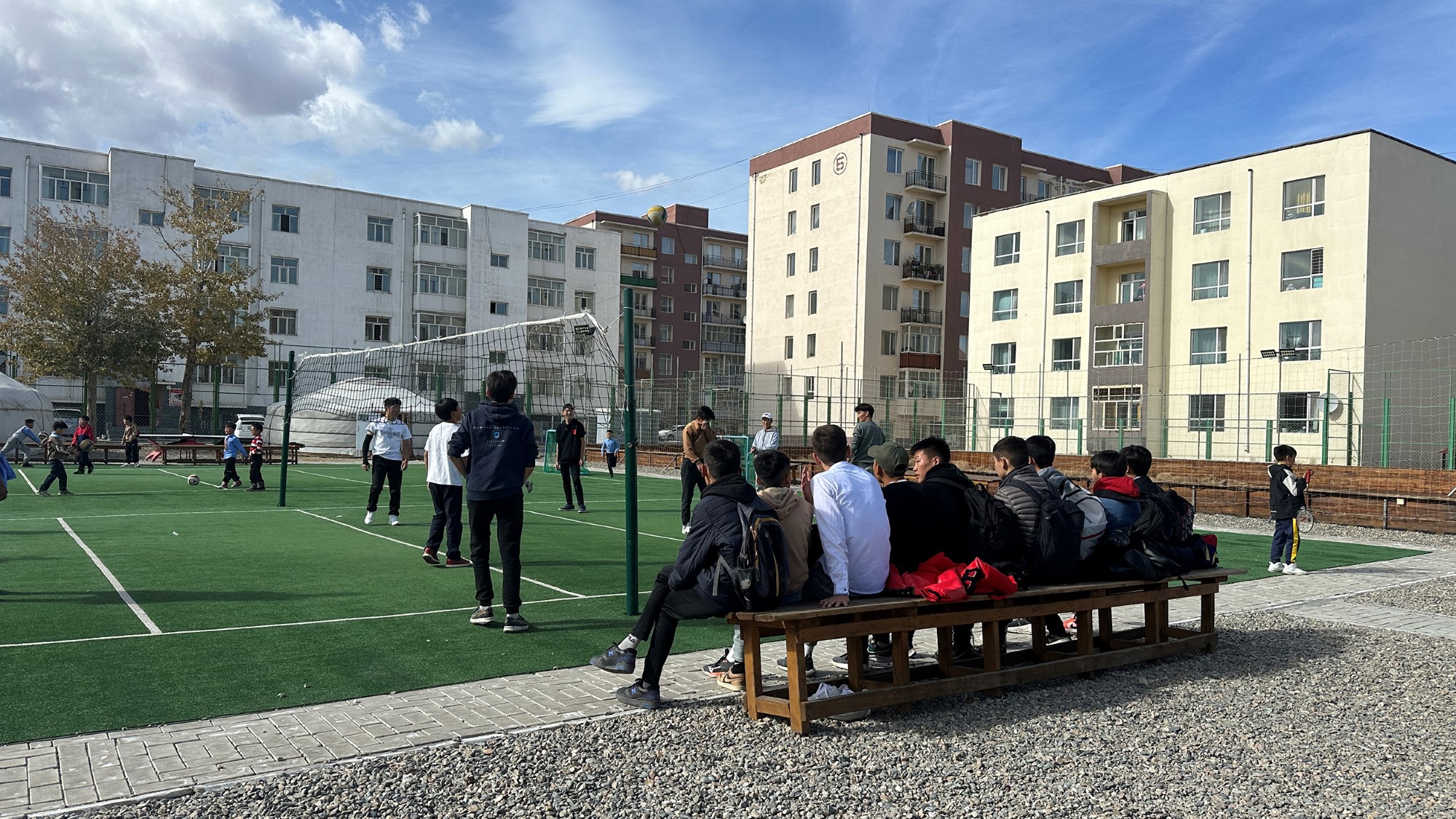 Aktivitet på fotballbanen
