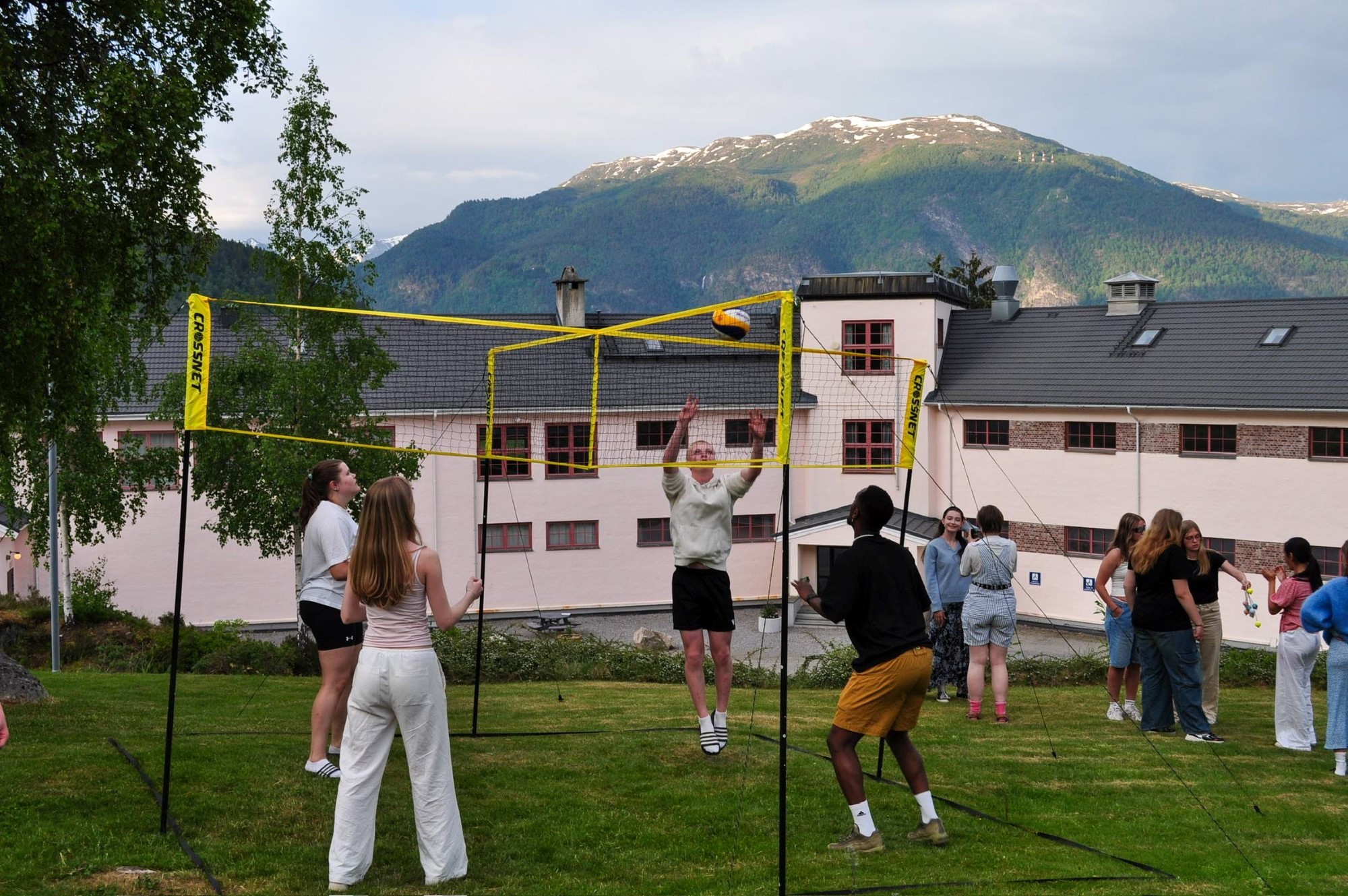 Ungd spelar krossnett