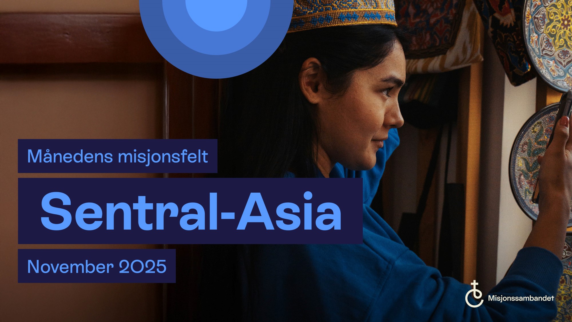 Tekstplakat månedens misjonsfelt november 2025 Sentral-Asia