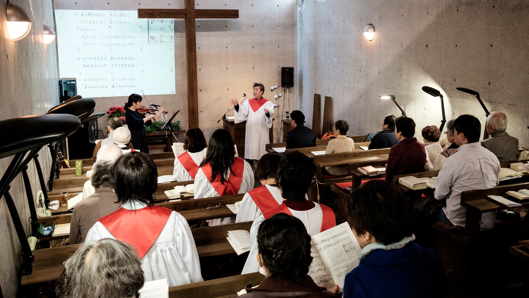Gudstjeneste i Shioya Kita kirke