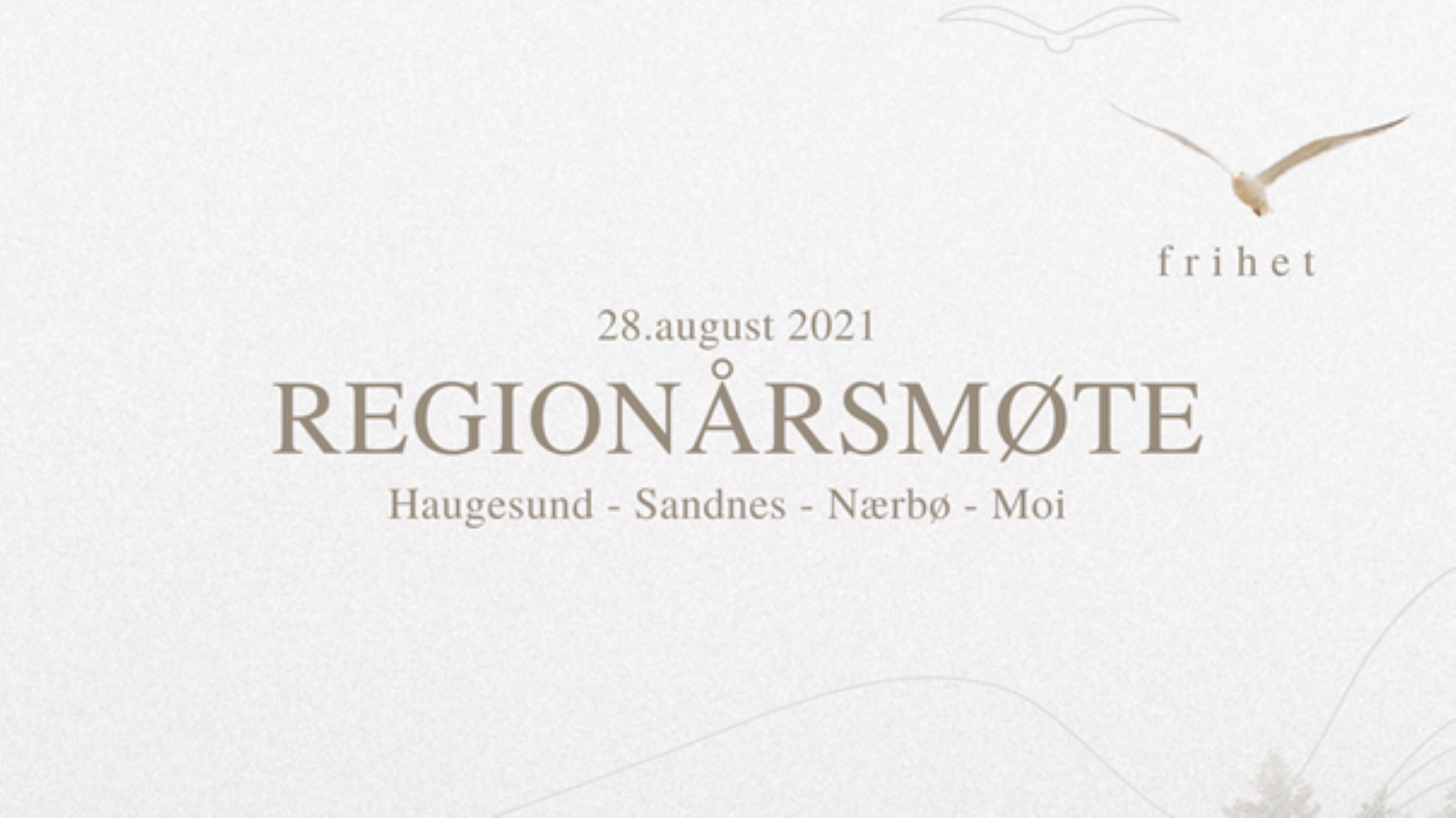 Tekst med regionårsmøte