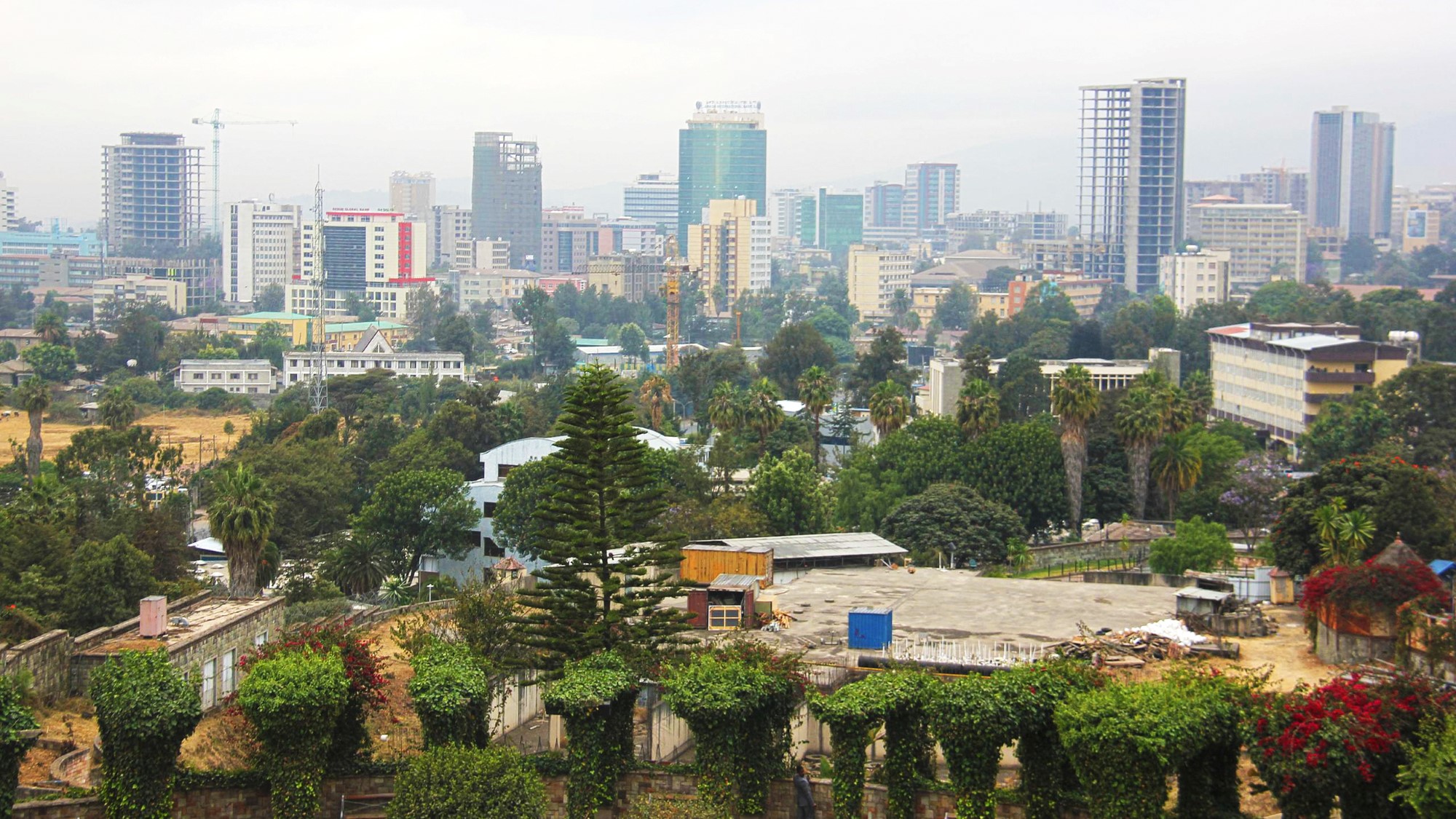 Utsikt over Addis Abeba