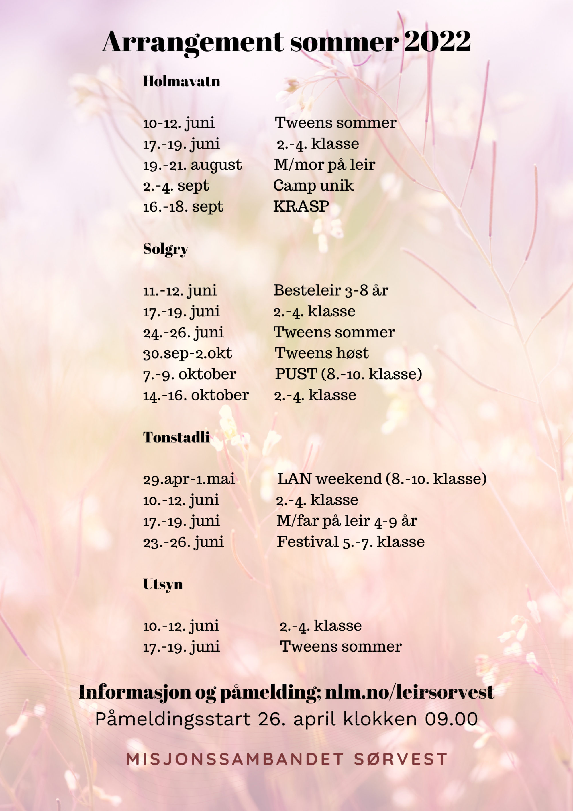 Sommerarrangement