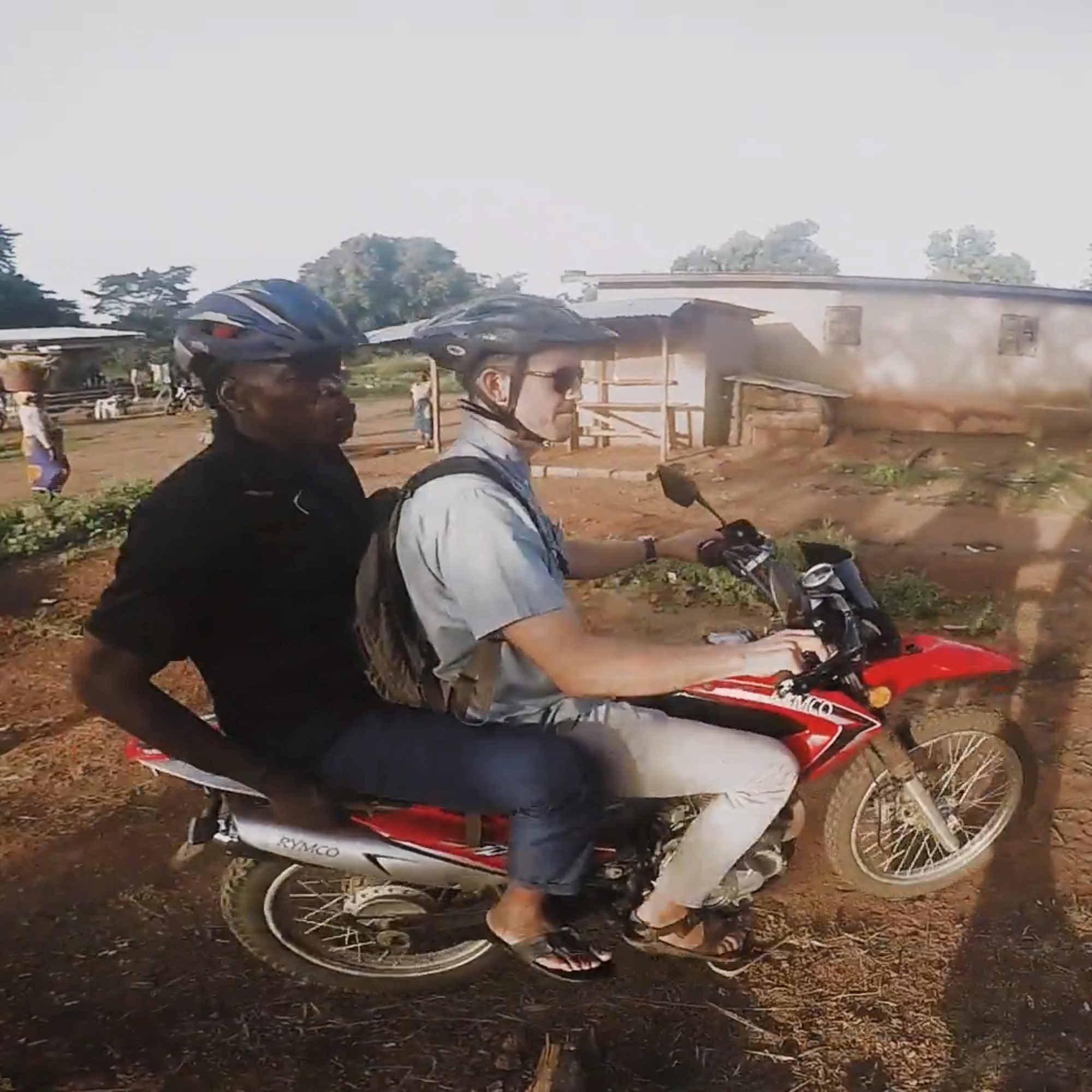Evangelist og misjonær på motorsykkel