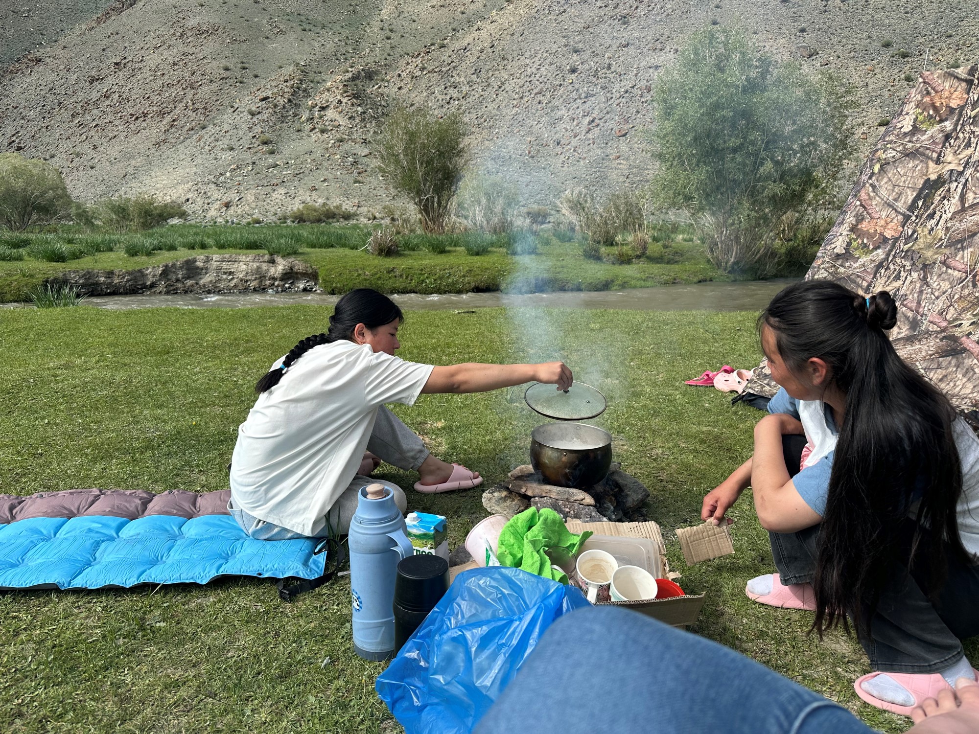 Matlaging på campingtur