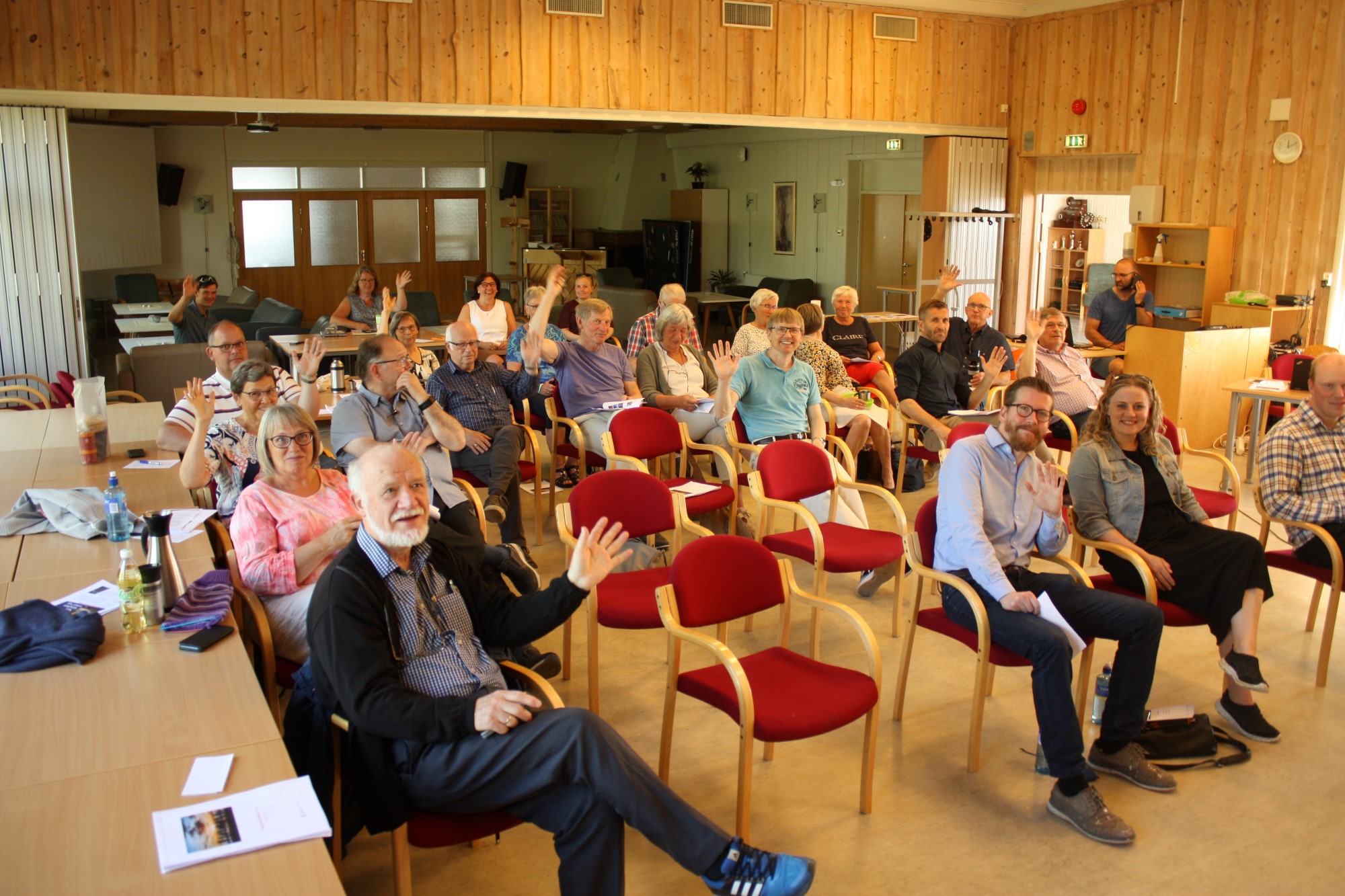 Deltakere på årsmøtet på Finnsnes. Glade!