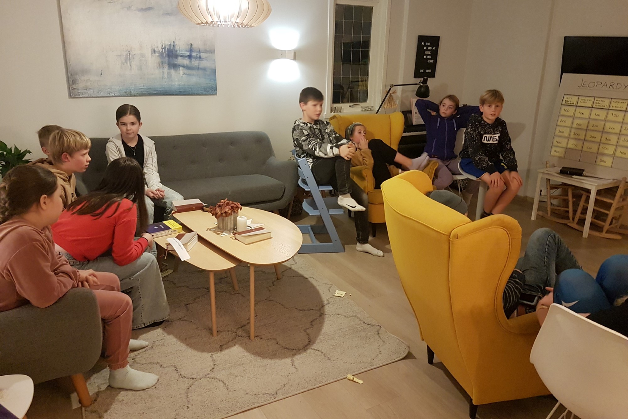 Bibelgruppe, ungdommer