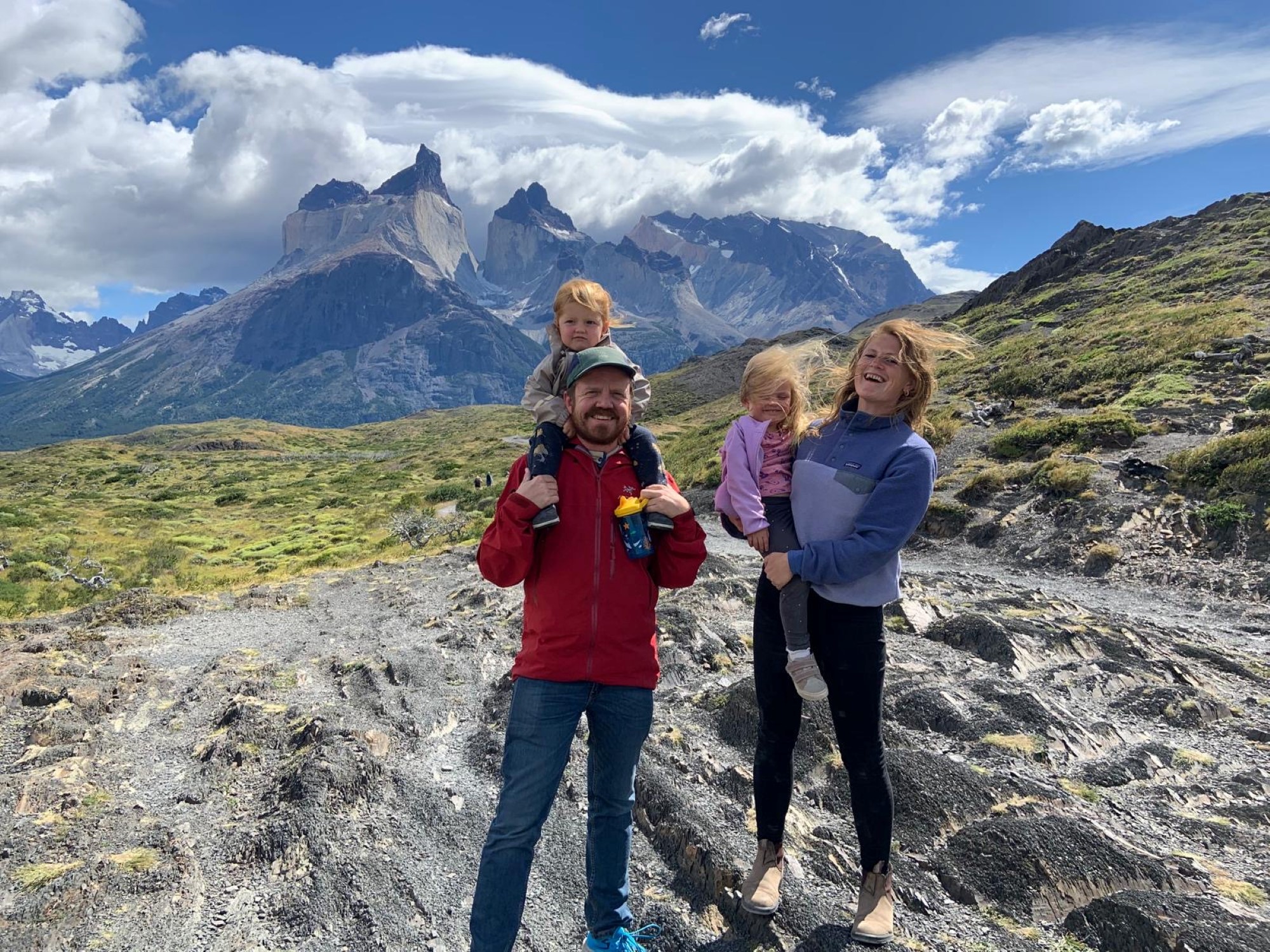 Familieportrett i fjellene