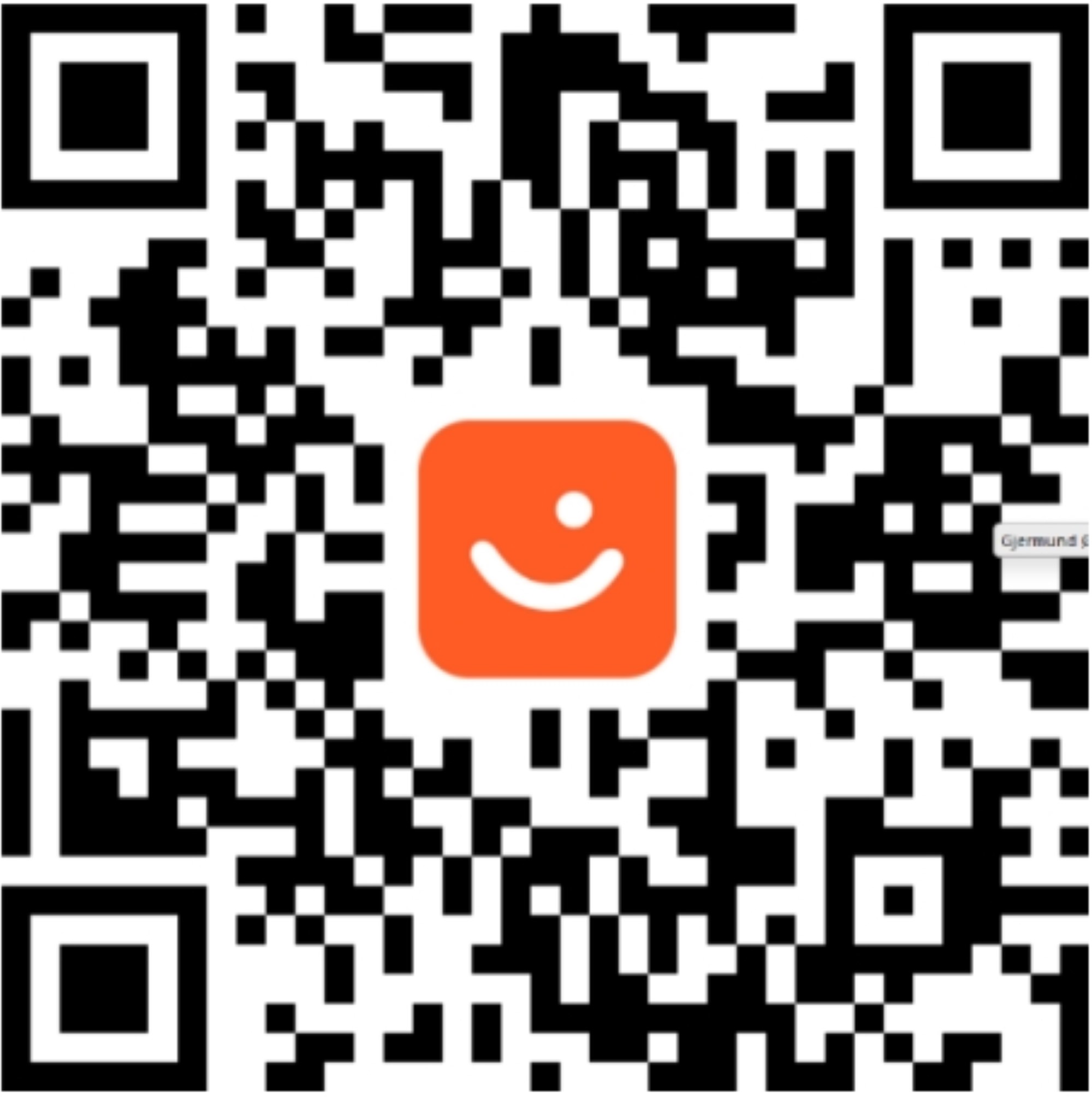 QR-kode vipps leirfond