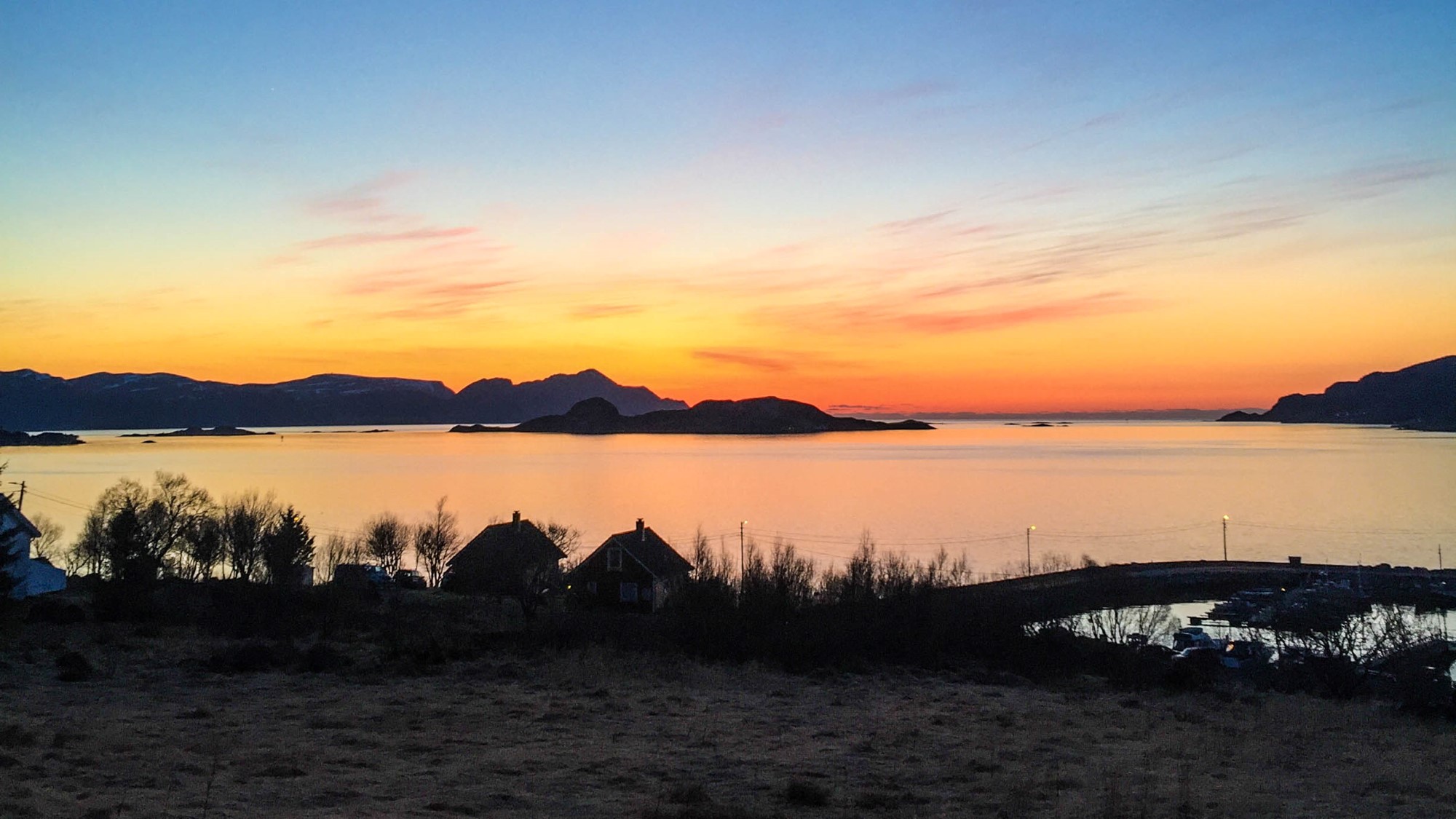 Solnedgang over Stadlandet