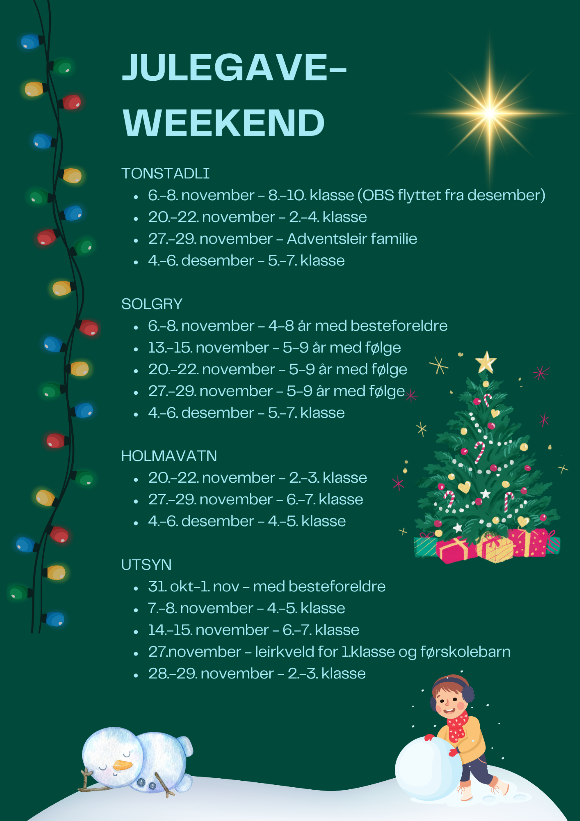 Julegaveweekend