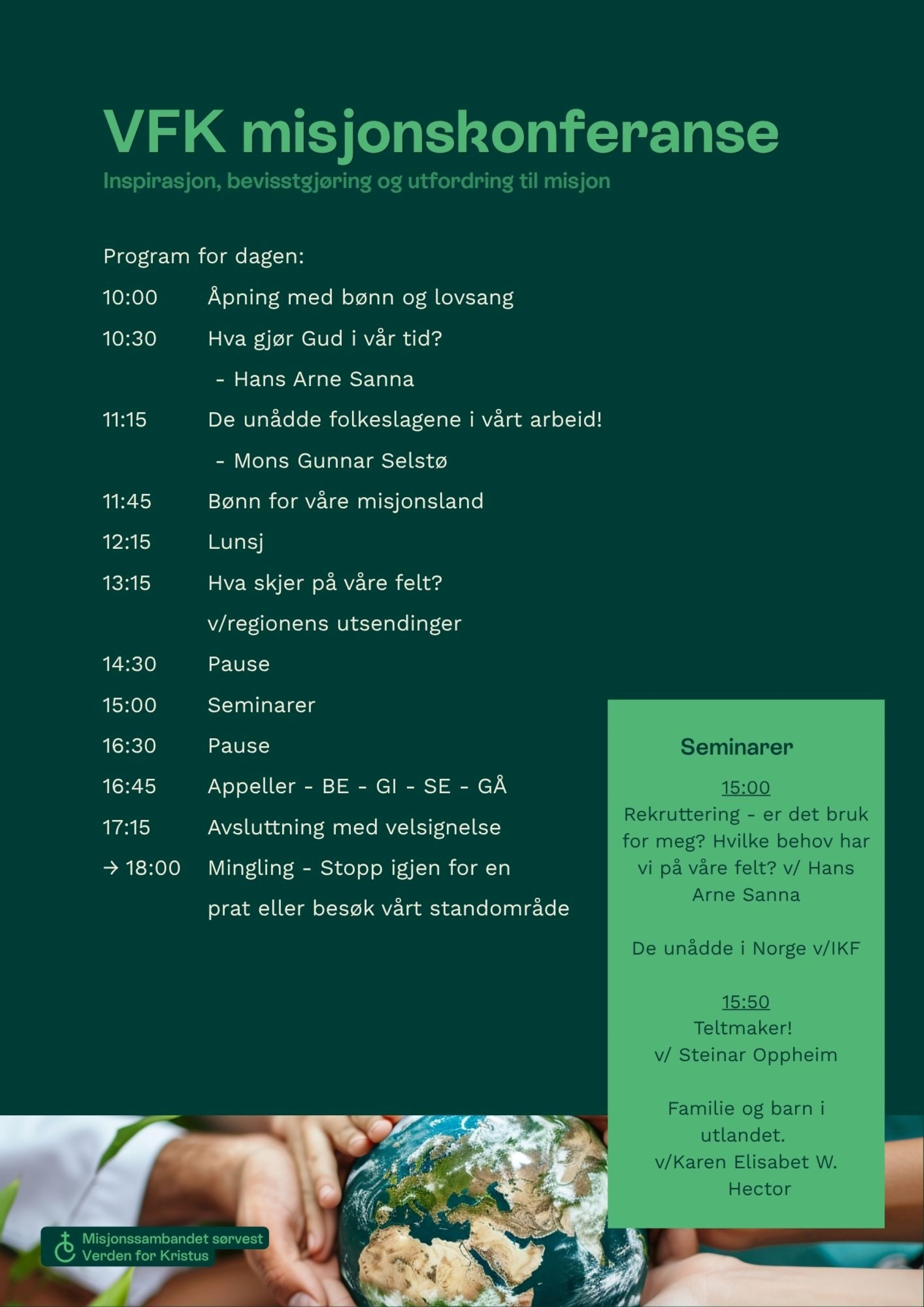Program Misjonskonferanse