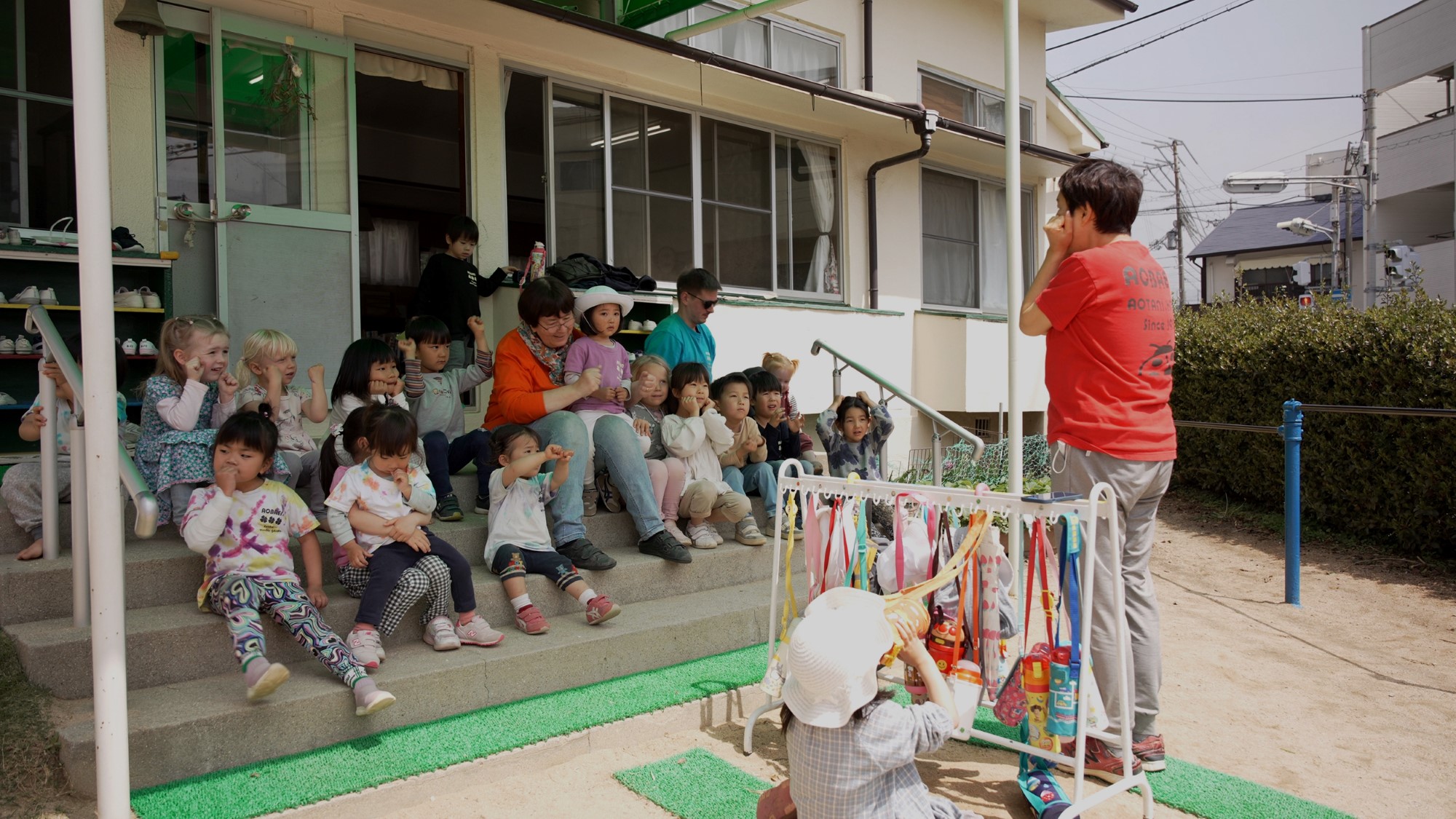 Japanske barn i barnehage